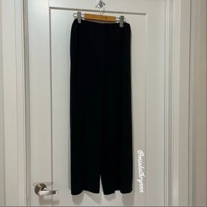 MARINA RINALDI - Stretchy Nylon Pant - Black - Women’s M